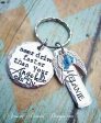 Sweet 16 Gift * Never drive faster than your angel can fly Keychain * New Car * New Driver Gift * - Teen Girl - Personalized Online