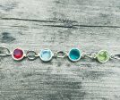 Swarovski Crystal Birthstone Bracelet With up to 13 birthstones Grandma s Grandchildren - Mom Bracelet - Mom Birthday Gift - Custom Made For Cheap