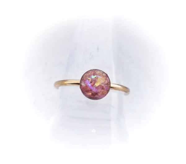 14k Rose Gold Filled Cremation Ring 6mm stone Online Sale