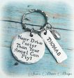 Sweet 16 Boy Gift * Never drive faster than your angel can fly Keychain * New Car * New Driver Gift * Football Player - Teen Boy - Guy Gifts Online Sale