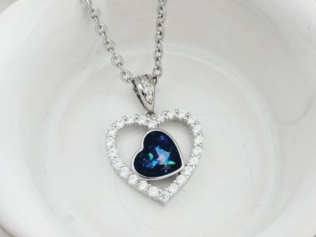 Sterling Silver Heart Cremation Necklace Online now