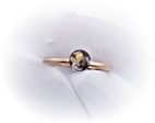 Rose Gold Plated Cremation Ring for Pet or Human Ashes Supply