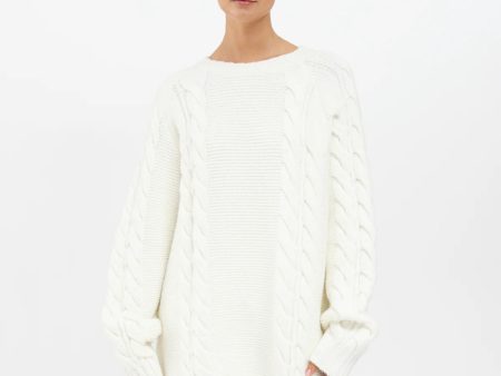 Adele Cable Knit Sweater F24 For Discount