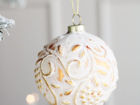 Glass Ball Ornament-Leaf Hot on Sale