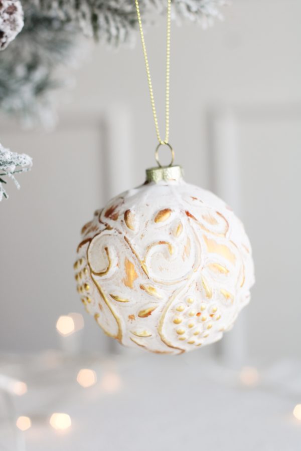 Glass Ball Ornament-Leaf Hot on Sale