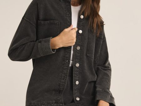 All Day Knit Denim Jacket F24 Sale