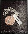 RN Nurse CNA Medical field mixed Metal * Copper * Aluminum * Live Love Heal hand stamped necklace stethoscope charm Hot on Sale