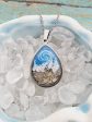 Teardrop Beach Cremation Necklace Made with your loved one s actual ashes Online now