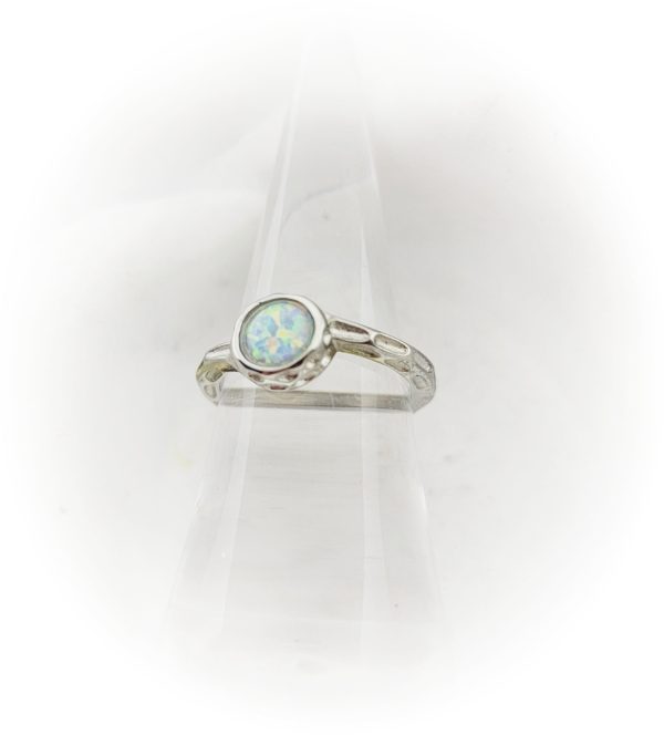 Sterling Silver 6mm Opalescent Cremation Ring Online