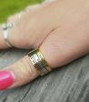 Stacking Personalized Ring - Wear alone or as a set! - Stainless Steel Hand stamped rings - Name Ring - Rose Gold, Gold, and Silver - Custom For Discount