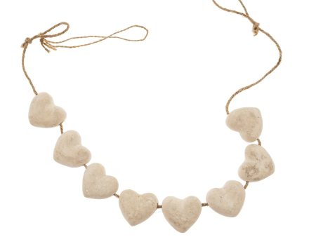 Paper Mache Heart Garland Supply