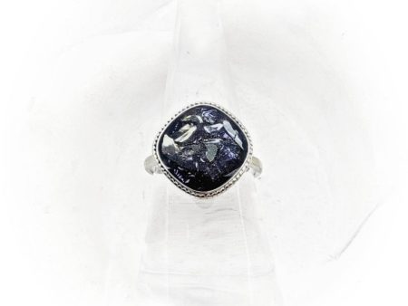 Square Abstract Cremation Ring For Sale