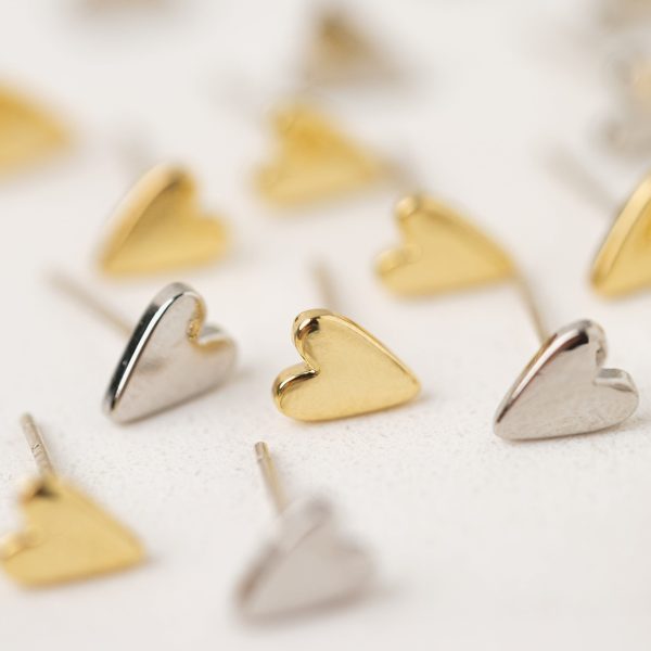 Everly Heart Studs Supply