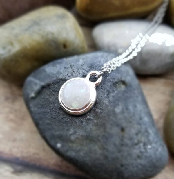 Round Cremation necklace Sale