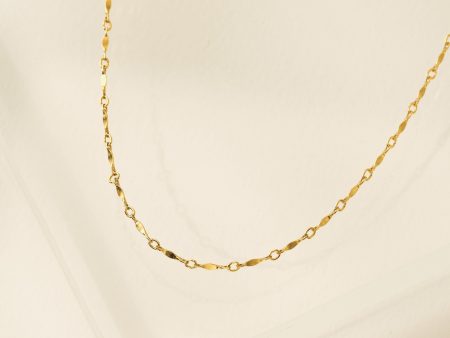 Dapped Bar Chain GF Hot on Sale