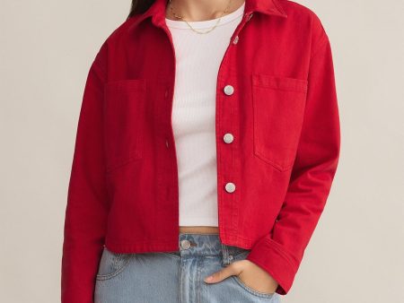 All Day Cropped Jacket Discount