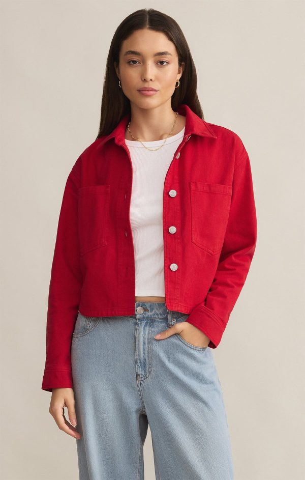 All Day Cropped Jacket Discount