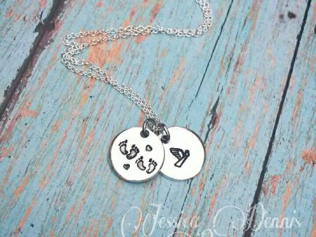 SALE - Dainty Miscarriage - Child loss - Stillborn - Born into Heaven - Twin loss - Multiple losses - Keepsake - Memorial Necklace Supply