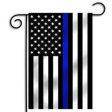 Thin Blue. Red, or Green Line Garden Flag - Custom Made - Back the Blue Flag - Police Support, firefighter support, military - Outdoor Flag Online now