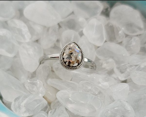 Stainless Steel Teardrop Cremation Ring Online Sale