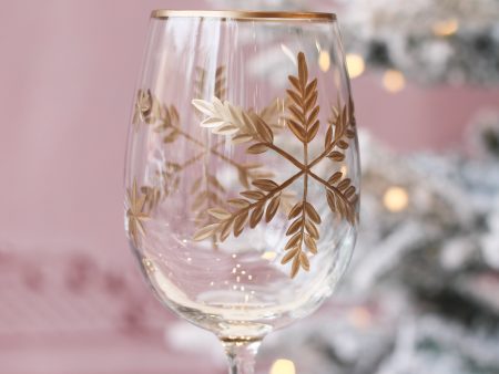 Snowflake Goblet-Gold Online now