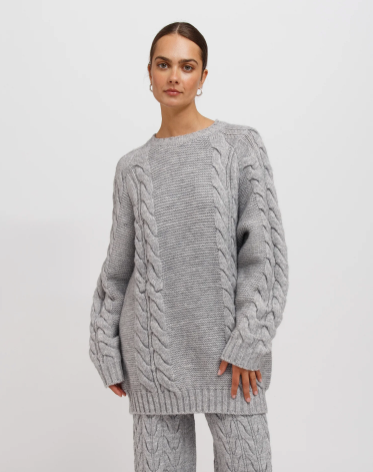 Adele Cable Knit Sweater F24 For Discount