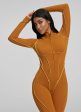 Contour Stitch Catsuit Online Sale