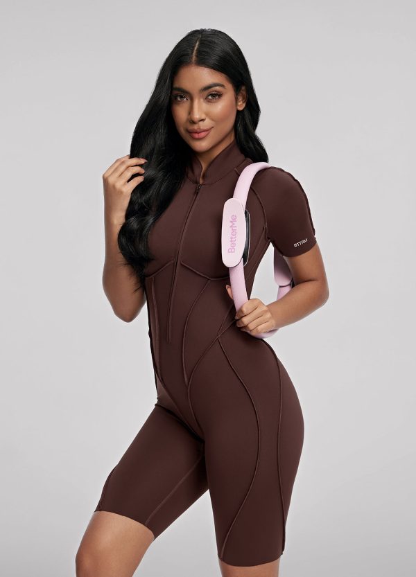 Closed-Back Shorts Catsuit For Cheap